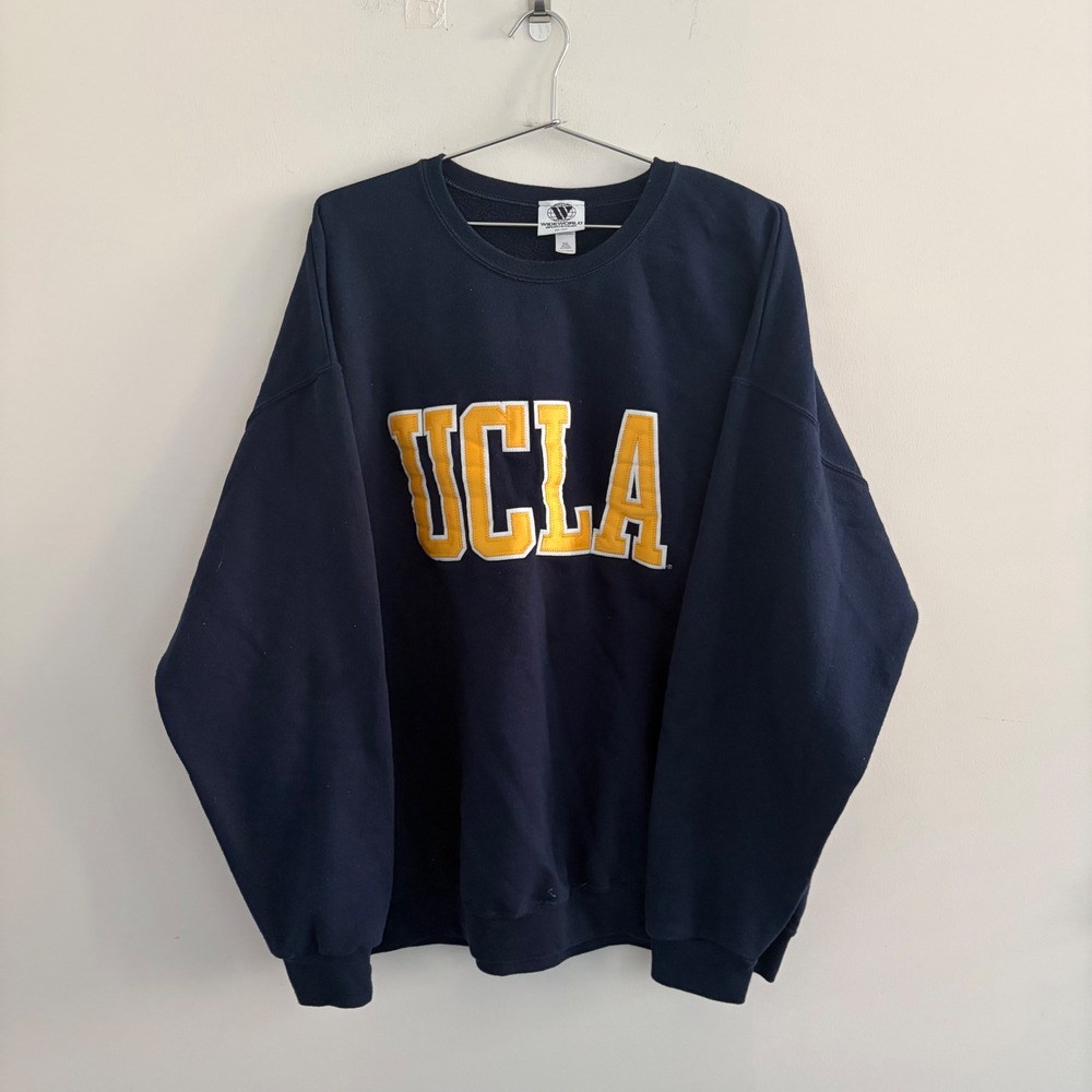 Wideworld Sportswear UCLA Bruins Navy Blue Crewneck Sweatshirt 2XL